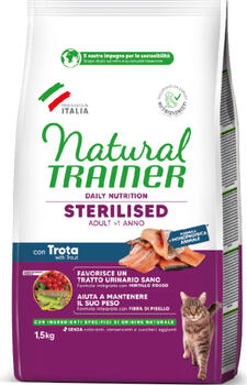 NT CAT ADULT STERILIZED ADULT WITH TROUT 1.5 KG — ДЛЯ ВЗРОСЛЫХ СТЕРИЛИЗОВАННЫХ КОШЕК, С ФОРЕЛЬЮ (965692)