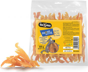 HAU&MIAU twisted chicken slices 500g - Куриное филе (HM-8100)