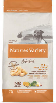 Nature's Variety Dog Selected Mini Free Range Chicken 7 Kg - сухой корм с курицей свободного выгула для взрослых собак (927140)