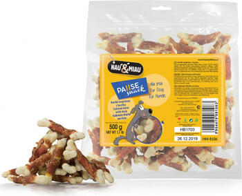 HAU&MIAU calcium bones with duck 500g - Кальциевые косточки с уткой (HM-8106)