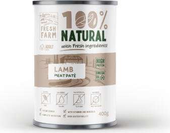 Prefera PF Fresh Farm Dog Smooth pate with lamb 400 gr (FF1002)