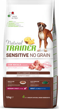 <bdi>NT DOG SENSITIVE NO GRAIN ADULT MEDIUM/MAXI PORK 12 KG- Pilnvertīga bezgraudu barība ar cūkgaļu pieaugušiem lielo šķirņu suņiem ar jutīgu gremošanas sistēmu</bdi> (927779)