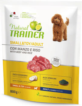 NT SMALL&TOY ADULT BEEF&RICE 800G - СУХОЙ КОРМ С ГОВЯДИНОЙ И РИСОМ ДЛЯ ВЗРОСЛЫХ СОБАК МЕЛКИХ И МИНИАТЮРНЫХ ПОРОД (924735)