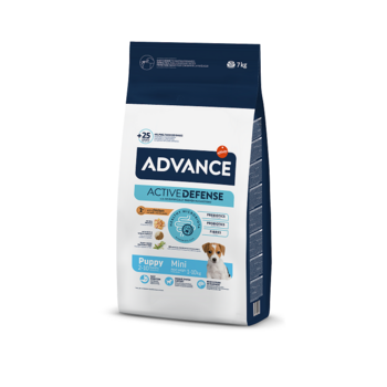 Advance Dog Mini Puppy Protect 7кг - полноценный сухой корм для щенков мелких пород (в возрасте от 2 до 10 месяцев, вес взрослой собаки до 10кг) и кормящих сук. (965796)