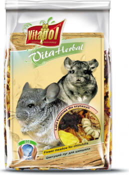 Vitapol VITA HERBAL papildbarība pļavas ziedi šinšillai 30g (ZVP-4121)