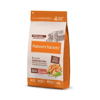 NV Cat Healthy Grain Sterilized Salmon 1.25 kg - Сухой корм с лососем для взрослых стерилизованных кошек (927173)