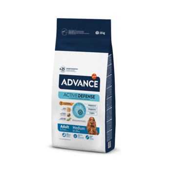 ADVANCE DOG MEDIUM ADULT 18,0KG - ДЛЯ СОБАК СРЕДНИХ ПОРОД (КУРИЦА С РИСОМ) (922157)