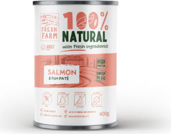Prefera PF Fresh Farm Dog Smooth pate salmon & fish 400 gr (FF1004)