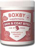 BOXBY SKIN & COAT BITES 240 г - дополнительный корм для собак, способствующий здоровью кожи и шерсти животного. (8114022630)