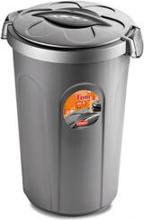 Stefanplast TOM 46l (цвет серебрянный) - контейнер для корма (70500)
