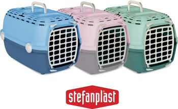 STEFANPLAST Транспортировочный ящик HORIZON 1 пластиковый (розовый/светло-серый) (93001)