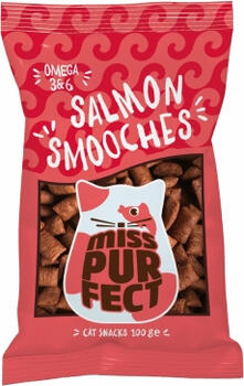 Boxby Miss Purfect Salmon Smooches - дополнительный корм, подушечки с лососем 100г (8118021584)