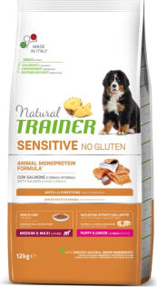 NT DOG SENSITIVE NO GLUTEN PUPPY & JUNIOR SALMON 12KG (925251)