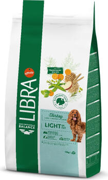 AF LIBRA DOG ADULT LIGHT IN FAT WITH TURKEY 12kg (964044)