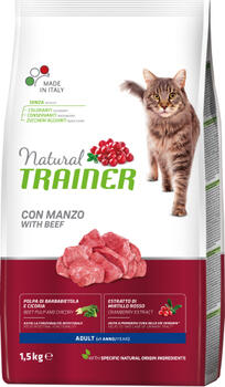 NT CAT ADULT BEEF 1,5KG - pilnvērtīga sausā barība ar lliellopu gaļu pieaugušiem kaķiem (924916)