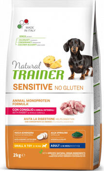 NT DOG SENSITIVE NO GLUTEN ADULT MINI RABBIT 2 KG - CУХОЙ КОРМ БЕЗ ГЛЮТЕНА С КРОЛИКОМ ДЛЯ ВЗРОСЛЫХ СОБАК МЕЛКИХ ПОРОД (963509)