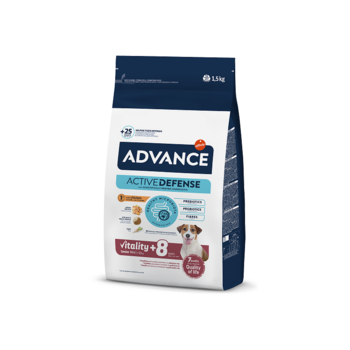 ADVANCE DOG MINI SENIOR 1.5KG - полнорационный корм для собак мелких пород в возрасте после 7 лет (923527)