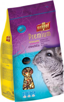 Vitapol PREMIUM pilnvertīga barība šinšilām 750 g (ZVP-0162)