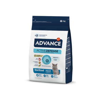 ADVANCE CAT STERILIZED TURKEY 3,0KG - ДЛЯ СТЕРИЛИЗОВАННЫХ КОШЕК (ИНДЮШКА) (577311)