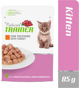 NT CAT KITTEN&JUNIOR TURKEY 85G - КОНСЕРВЫ С ИНДЕЙКОЙ ДЛЯ КОТЯТ И ЮНИОРОВ (12gb) (925712)