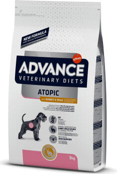 ADVANCE VETERINARY DIETS DOG ATOPIC RABBIT 3KG - ДЛЯ СОБАК СРЕДНИХ И КРУПНЫХ ПОРОД С АТОПИЧЕСКИМ ДЕРМАТИТОМ (923525)