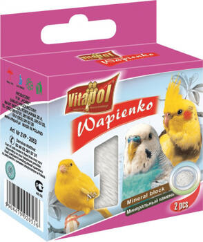 MINERAL BLOCK natural for birds 35g - Vitapol minerālu akmens putniem (ZVP-2053)