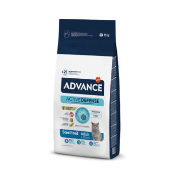ADVANCE CAT STERILIZED TURKEY 15,0KG - ДЛЯ СТЕРИЛИЗОВАННЫХ КОШЕК (ИНДЮШКА) (577510)