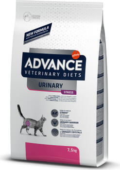 ADVANCE VETERINARY DIETS CAT URINARY STRESS 7.5KG - ДЛЯ КОШЕК ДЛЯ ЗДОРОВЬЯ МОЧЕВЫВОДЯЩИХ ПУТЕЙ И СНИЖЕНИЯ СТРЕССА (926196)