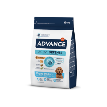 ADVANCE DOG PUPPY MEDIUM 3,0KG - VIDĒJO ŠĶIRŅU KUCĒNIEM (VISTA AR RISIEM) (507319)