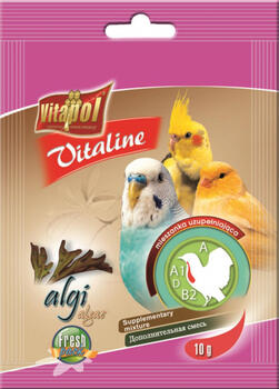 Vitapol VITALINE papildbarība ar aļģēm putniem 10g (ZVP-2042)