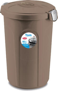 Konteiners barībai TOM brūna kr. 46l (70526)