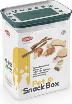 Контейнер для лакомства SNACKBOX 2,2л (белый/англ. зеленый) (98561)