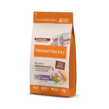 NV Cat No Grain Adult Sterilized Turkey 1.25 kg — полнорационный беззерновой корм для взрослых стерилизованных кошек, с мясом индейки (927177)