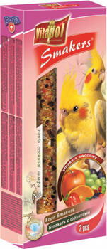 STANDARD Smakers fruit for cockatiel 2pcs 90g - Vitapol палочки с фруктами для средних попугаев (ZVP-2206)