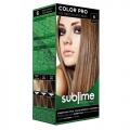 SUBLIME PROFESSIONAL HAIR COLOR CREAM COLOR PRO 6 DARK BLONDE 50 ML - Краска для волос с кератином (TUR06)