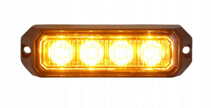 4LED Bākuguns - stroboskops 12V/24V 12W TT Technology (0520025)