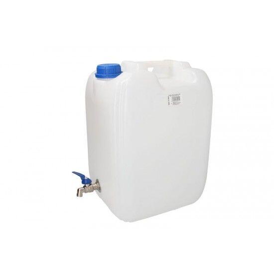 Plastmasas ūdens kanna ar krāniņu 20L