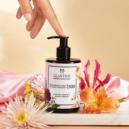 GLANTIER 500 PERFUME HAND CREAM 300 ML - Восстанавливающий крем для рук для женщин (GLCREAM500-300)