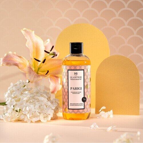 GLANTIER SIGNATURE PERFUME PARIGI SHOWER OIL 300 ML - Масло для душа для гладкой кожи тела для женщин (GLPROIL-300)