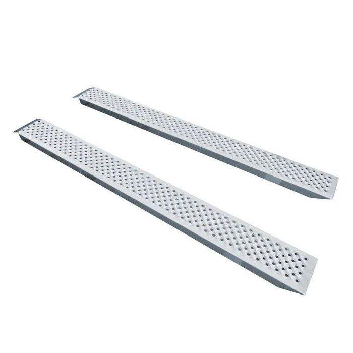 Alumīnija piekabes uzbrauktuves rampas 2gb 2m 400kg (152000200)