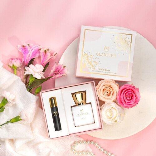 GLANTIER 501 PERFUME BOX: PREMIUM + ROLL-ON - Smaržu kastīte sievietēm (GLBOX501)
