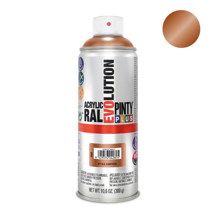 Akrila krāsa aerosolā varš Evolution PintyPlus 400ml (152P)