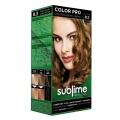 SUBLIME PROFESSIONAL HAIR COLOR CREAM COLOR PRO 8.3 GOLDEN BLONDE 50 ML - Краска для волос с кератином (TUR08.3)