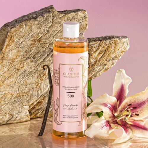 GLANTIER 500 PERFUME SHOWER OIL 400 ML - Масло для душа для гладкой кожи для женщин (GLOIL500)