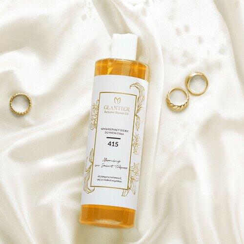 GLANTIER 415 PERFUME SHOWER OIL 400 ML - Масло для душа для гладкой кожи для женщин (GLOIL415)