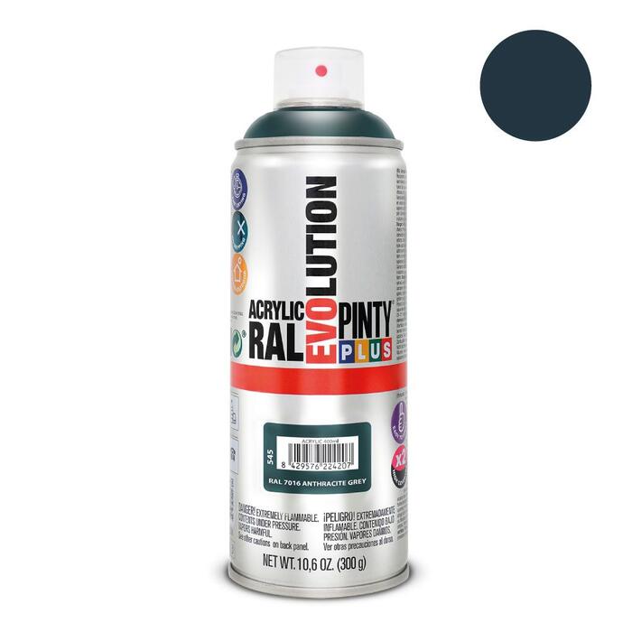 Akrila krāsa aerosolā pelēka RAL 7016