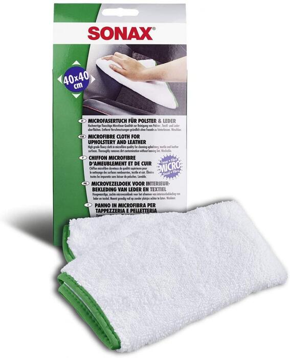 SONAX Mikrošķiedras lupata ādai un tekstilam 416800 (416800)
