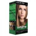 SUBLIME PROFESSIONAL HAIR COLOR CREAM COLOR PRO 7 NATURAL BLONDE 50 ML - Краска для волос с кератином (TUR07)