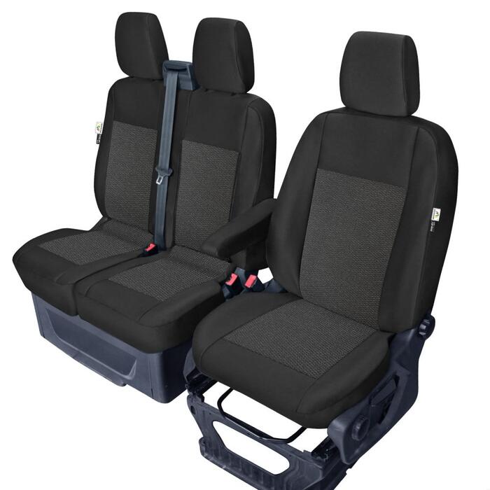 Ford Transit Custom 2018+ Priekšējo sēdekļu pārvalki 1+2 Kegel-Blazusiak (4220)