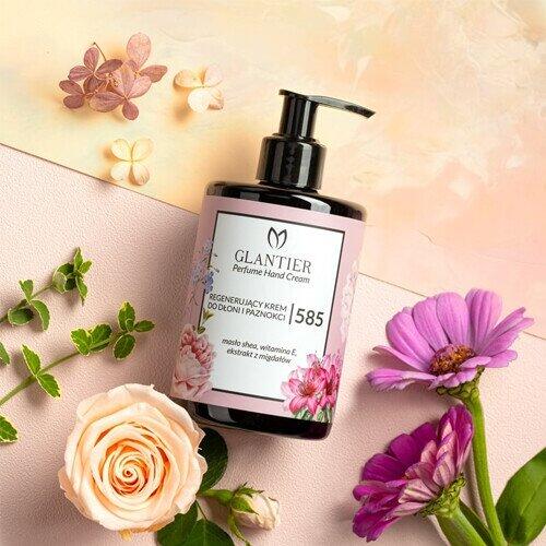 GLANTIER 585 PERFUME HAND CREAM 300 ML - Восстанавливающий крем для рук для женщин (GLCREAM585-300)
